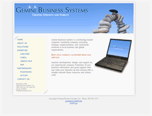 Tablet Screenshot of geminibusiness.com